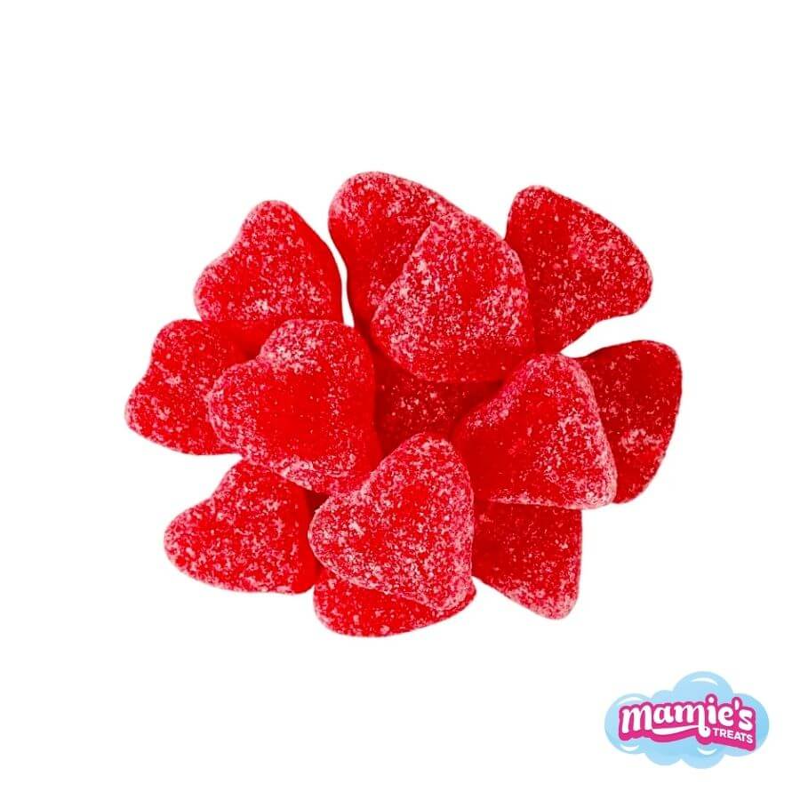 sour cherry jelly hearts